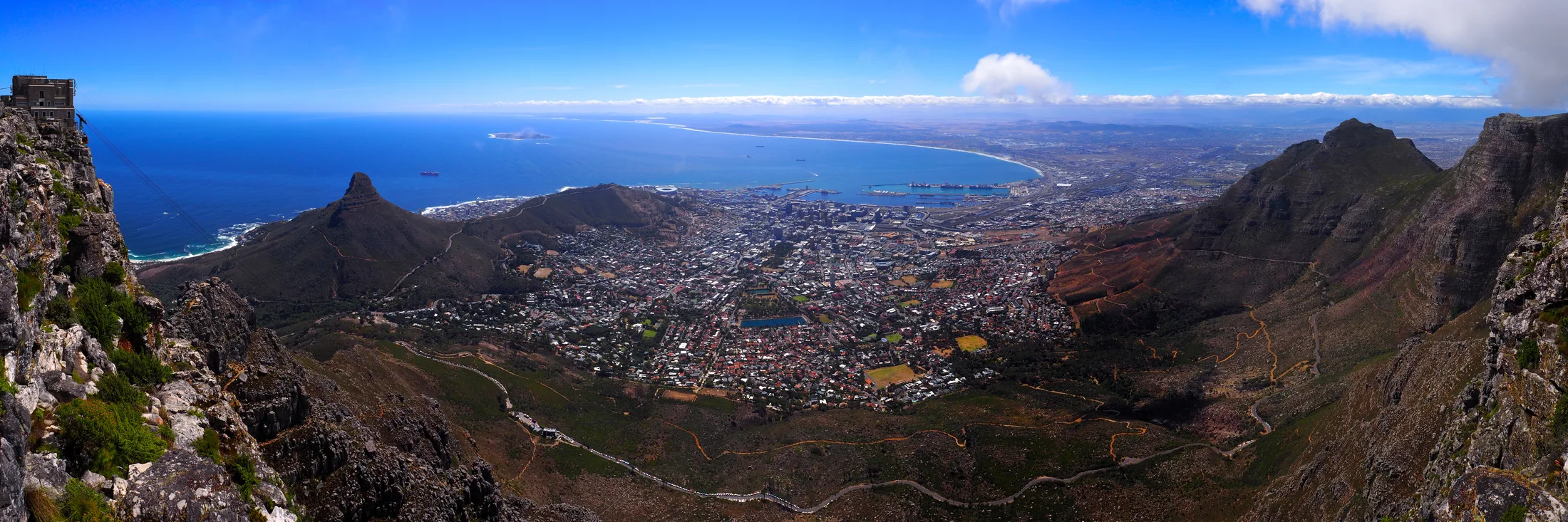 Panorámica de Ciudad del Cabo desde Table Mountain